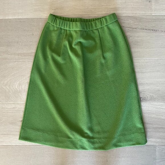 VINTAGE 1960s Devonette Polytron 3 piece set blouse skirt pants size 12 - Picture 8 of 13